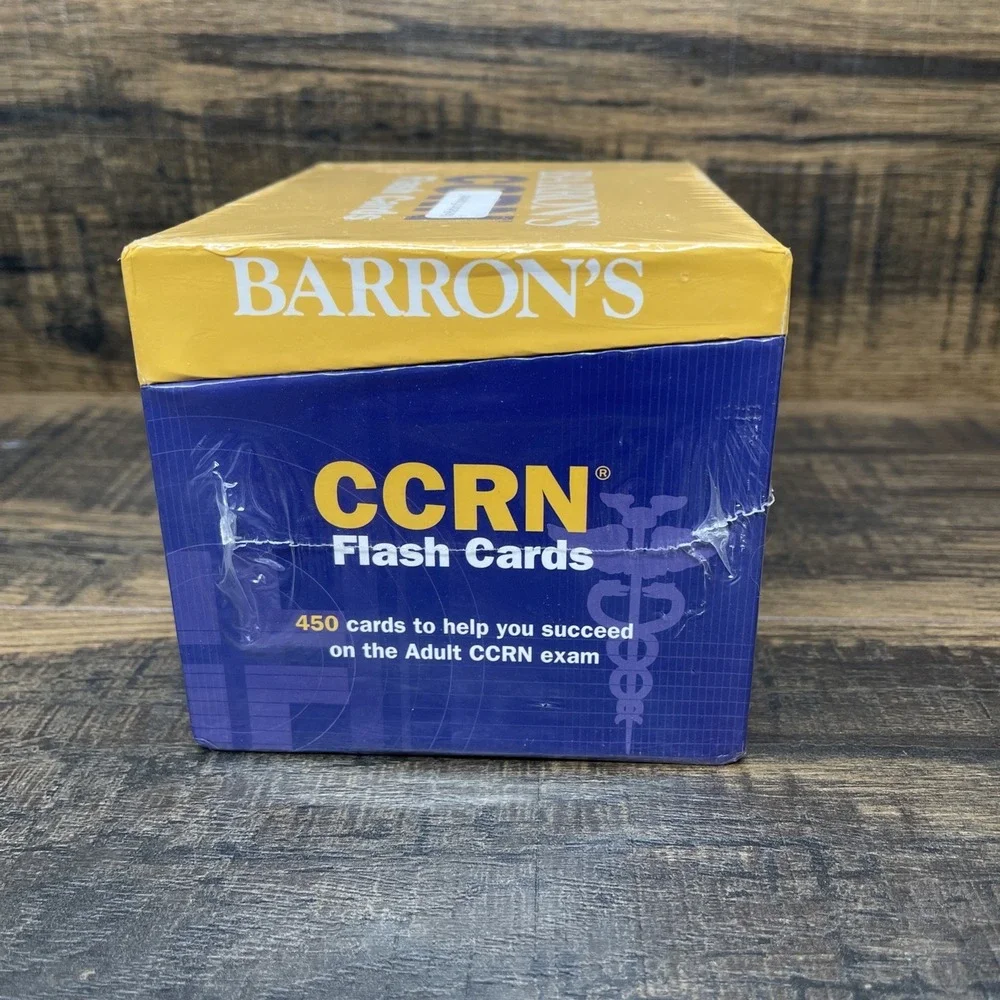 NEW Sealed Barron's CCRN 450 Flash Cards‎ Exam 2019